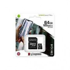 Карта пам'яті Kingston MicroSDHC (UHS-3) 64gb 10 Class & Adapter