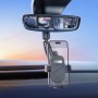 Тримач для мобільного HOCO H17 Waves rearview mirror car holder Black (6942007600521)