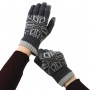 Рукавички ArmorStandart Touch Gloves Snowflake з орнаментом Light Grey (ARM59995)