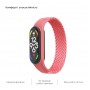 Ремінець ArmorStandart Braided Solo Loop для Xiaomi Mi Band 7/6/5/4 Pink size S (ARM59181)