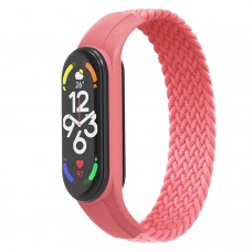 Ремінець ArmorStandart Braided Solo Loop для Xiaomi Mi Band 7/6/5/4 Pink size S (ARM59181)