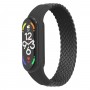 Ремінець ArmorStandart Braided Solo Loop для Xiaomi Mi Band 7/6/5/4 Charcoal size S (ARM59179)