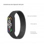 Ремінець ArmorStandart Braided Solo Loop для Xiaomi Mi Band 7/6/5/4 Charcoal size S (ARM59179)