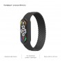 Ремінець ArmorStandart Braided Solo Loop для Xiaomi Mi Band 7/6/5/4 Charcoal size S (ARM59179)