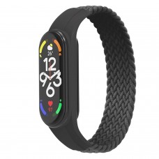 Ремінець ArmorStandart Braided Solo Loop для Xiaomi Mi Band 7/6/5/4 Charcoal size M (ARM58765)