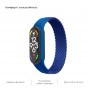 Ремінець ArmorStandart Braided Solo Loop для Xiaomi Mi Band 7/6/5/4 Blue size S (ARM59178)