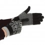 Рукавички ArmorStandart Touch Gloves Snowflake с орнаментом Blue (ARM59994)