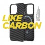 Панель ArmorStandart LikeCarbon MagCase для Apple iPhone 15 Pro Black (ARM69290)