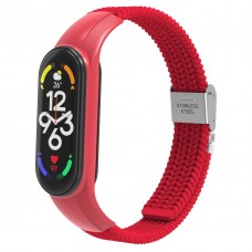 Ремінець ArmorStandart Braided Solo Loop для Xiaomi Mi Band 7/6/5/4 Red (ARM69907)