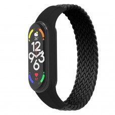 Ремінець ArmorStandart Braided Solo Loop для Xiaomi Mi Band 7/6/5/4 Black size L (ARM58763)