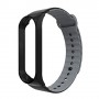 Ремінець ArmorStandart Sport Silicone Band для Xiaomi Mi Band 3 Black/Grey (ARM54514)