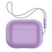 Чохол ArmorStandart Silicone Case with straps для Apple Airpods Pro 2 Pink Purple (ARM68613)