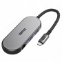 Хаб USB-C ArmorStandart Type-C to HD4K+LAN+PD+2USB+TF/SDcard Gray (ARM69365)