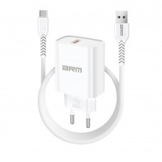 Мережевий зарядний пристрій ArmorStandart AR012 1хUSB 24W with Type-C cable White (ARM69893)