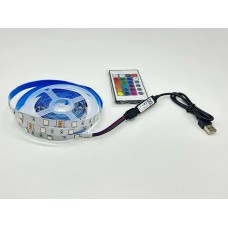 Світлодіодна стрічка ArmorStandart RGB 5050 30LED 5м з пультом (ARM72584)