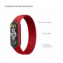 Ремінець ArmorStandart Braided Solo Loop для Xiaomi Mi Band 7/6/5/4 Red size S (ARM59182)