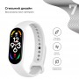 Ремінець ArmorStandart для Xiaomi Mi Band 7/6/5 New Style White (ARM61893)