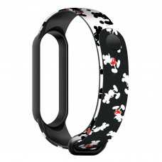 Ремінець ArmorStandart Cartoon для Xiaomi Mi Band 7/6/5 Mickey Siluet Black (ARM59256)