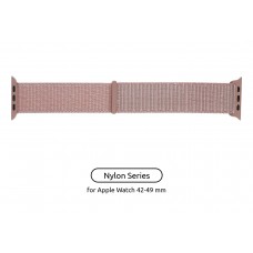 Ремінець ArmorStandart Nylon Band для Apple Watch All Series 42/44/45/49mm Pink Sand (ARM56052)