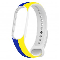 Ремінець ArmorStandart для Xiaomi Mi Band 4/3 Blue - Yellow (ARM65667)