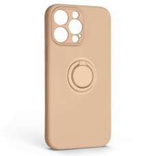 Панель ArmorStandart Icon Ring для Apple iPhone 14 Pro Max Pink Sand (ARM68721)