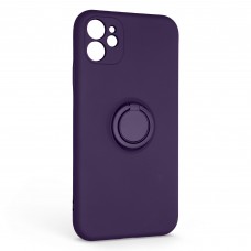 Панель ArmorStandart Icon Ring для Apple iPhone 11 Dark Purple (ARM68646)