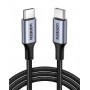 Кабель UGREEN US316 USB-C Cable Aluminum Case with Braided 1m (Black) (UGR-70427) (UGR-70427)