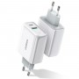 Зарядний пристрій UGREEN CD170 38W USB-C Wall Charger EU (White) (UGR-60468) (UGR-60468)