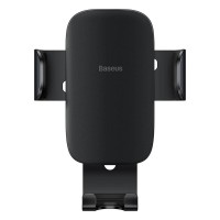 Тримач для мобiльного Baseus Metal AgeⅡ Gravity Car Mount（Round Air Vent Version）Black (SUJS030001)