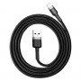 Кабель Baseus Cafule Cable USB For Lightning 2.4A 0.5m Gray+Black (CALKLF-AG1)