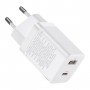 Мережевий зарядний пристрій Baseus Super Si Pro Quick Charger C+U 30W EU White (CCSUPP-E02)