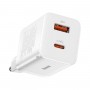 Мережевий зарядний пристрій Baseus Super Si Pro Quick Charger C+U 30W EU White (CCSUPP-E02)