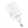 Мережевий зарядний пристрій Baseus Super Si Pro Quick Charger C+U 30W EU White (CCSUPP-E02)