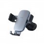 Тримач для мобiльного Baseus Metal AgeⅡ Gravity Car Mount（Air Outlet Version）Dark Grey (SUJS000013)