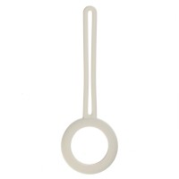 Чохол-брелок ArmorStandart для AirTag Silicone Long Loop Open White (ARM59282)