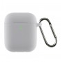 Чохол ArmorStandart Ultrathin Silicone Case With Hook для Apple AirPods 2 Light Grey (ARM59685)