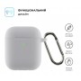 Чохол ArmorStandart Ultrathin Silicone Case With Hook для Apple AirPods 2 Light Grey (ARM59685)