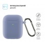 Чохол ArmorStandart Ultrathin Silicone Case With Hook для Apple AirPods 2 Lavender Grey (ARM59684)