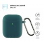 Чохол ArmorStandart Ultrathin Silicone Case With Hook для Apple AirPods 2 Atrovirens (ARM59678)