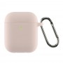 Чохол ArmorStandart Ultrathin Silicone Case With Hook для Apple AirPods 2 Pink Sand (ARM59689)