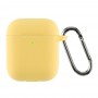 Чохол ArmorStandart Ultrathin Silicone Case With Hook для Apple AirPods 2 Yellow (ARM59696)