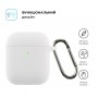 Чохол ArmorStandart Ultrathin Silicone Case With Hook для Apple AirPods 2 White (ARM59695)