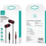 Навушники Usams EP-46 Mini 3.5mm In-Ear Earphone 1.2m Red (HSEP4602)