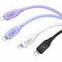 Кабель Usams US-SJ618 2.4A Lightning Charging & Data Cable -- Moe Series 1m White (SJ618USB02)