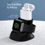 Бездротовий зарядний пристрій Usams US-ZJ051 2IN1 Silicon Charging Holder For Apple Watch And AirPods (ZJ51ZJ01)