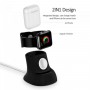 Бездротовий зарядний пристрій Usams US-ZJ051 2IN1 Silicon Charging Holder For Apple Watch And AirPods (ZJ51ZJ01)