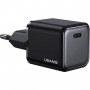 Мережевий зарядний пристрій Usams US-CC183 PD20W Single Port Fast Charger (EU)--X-ron Series Black (CC183TC01)