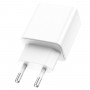 Мережевий зарядний пристрій BOROFONE BA67A PD20W+QC3.0 charger White (BA67AW)