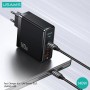 Мережевий зарядний пристрій Usams US-UM Fast Charger Kit--UM Series US-CC168 EU T52 140 W ACC GaN Fast Charger+US-SJ581 U82 Type-C To Type-C 240W PD3. (UMXLOGTC01)