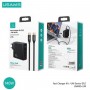 Мережевий зарядний пристрій Usams US-UM Fast Charger Kit--UM Series US-CC168 EU T52 140 W ACC GaN Fast Charger+US-SJ581 U82 Type-C To Type-C 240W PD3. (UMXLOGTC01)